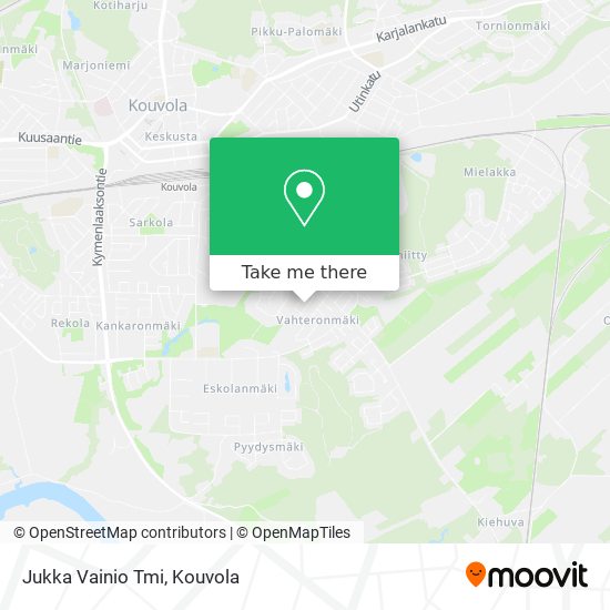 Jukka Vainio Tmi map