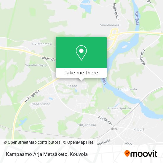 Kampaamo Arja Metsäketo map