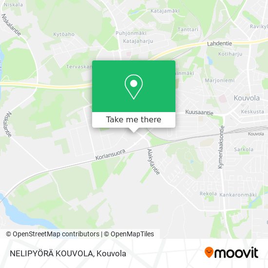 NELIPYÖRÄ KOUVOLA map