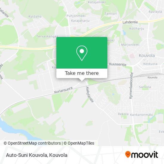 Auto-Suni Kouvola map