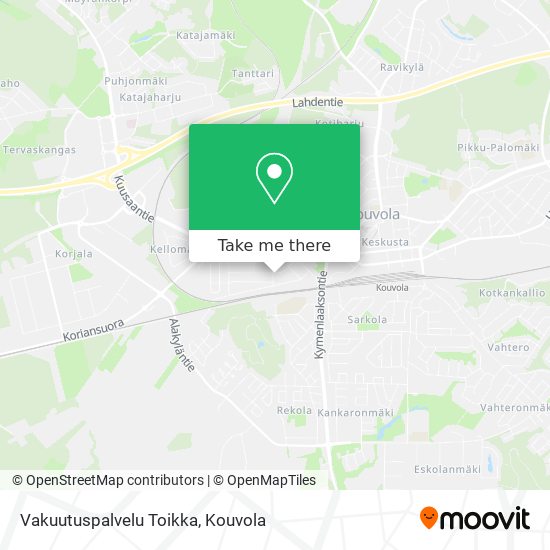 Vakuutuspalvelu Toikka map