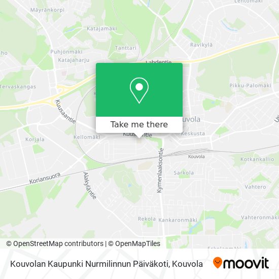 Kouvolan Kaupunki Nurmilinnun Päiväkoti map