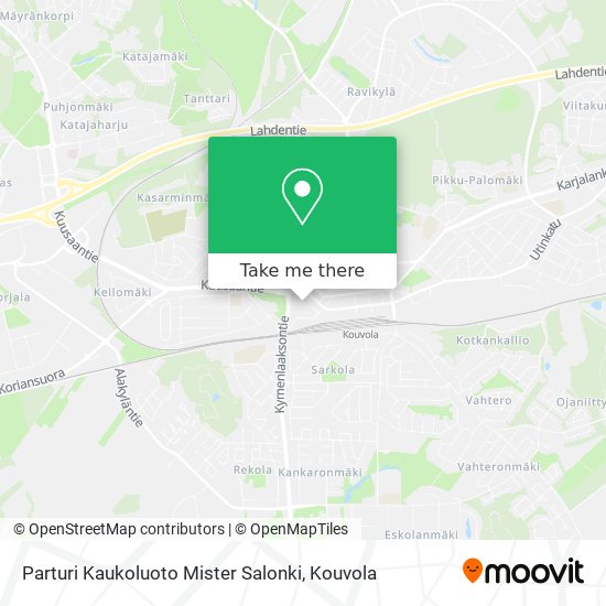 Parturi Kaukoluoto Mister Salonki map