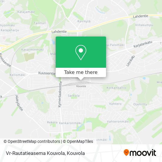 Vr-Rautatieasema Kouvola map