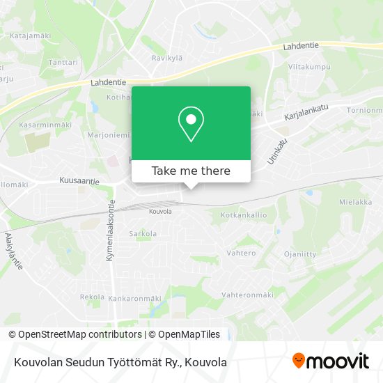 Kouvolan Seudun Työttömät Ry. map