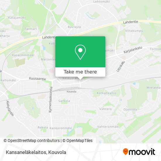 Kansaneläkelaitos map
