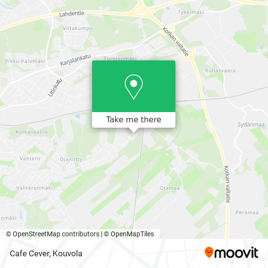 Cafe Cever map