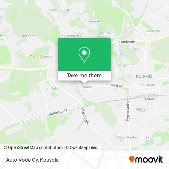 Auto Vode Oy map