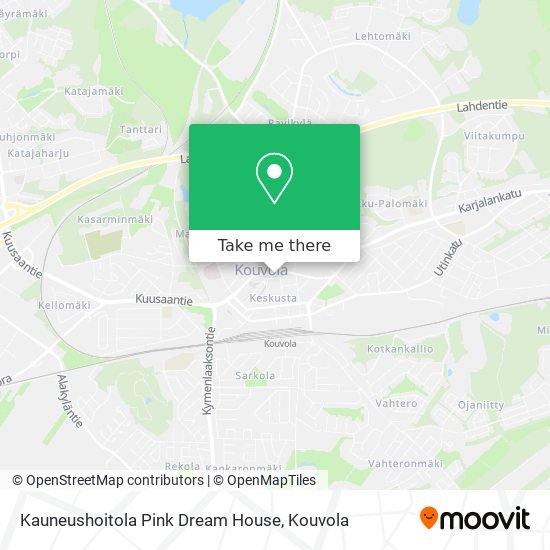 Kauneushoitola Pink Dream House map