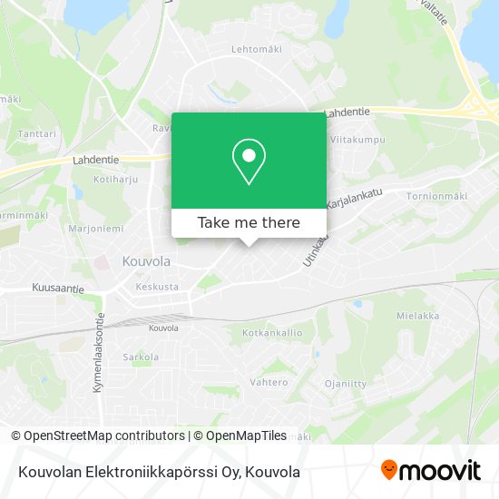 Kouvolan Elektroniikkapörssi Oy map