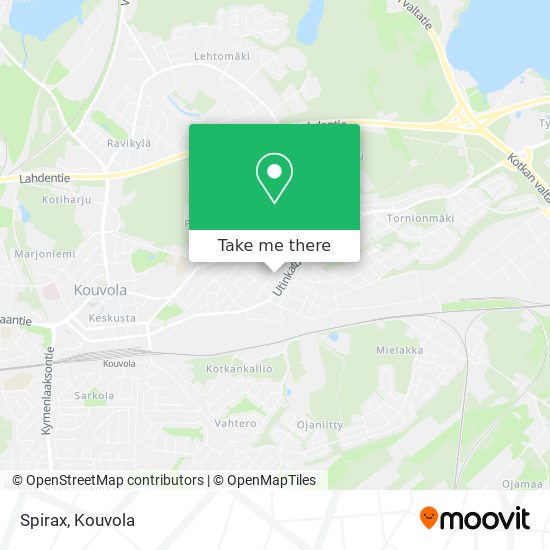 How to get to Spirax in Kouvola by Bus?