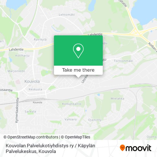 Kouvolan Palvelukotiyhdistys ry / Käpylän Palvelukeskus map