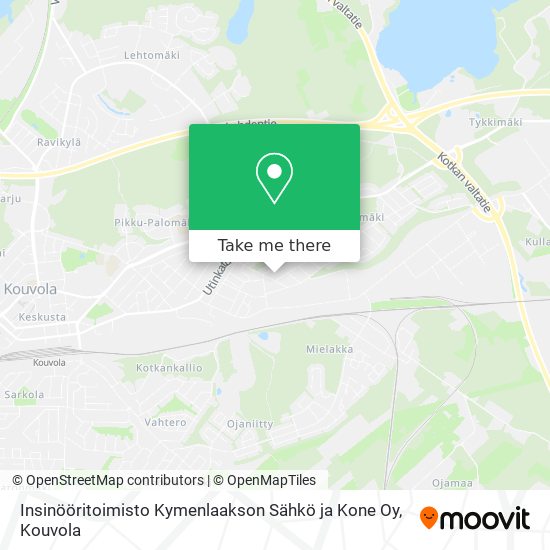 Insinööritoimisto Kymenlaakson Sähkö ja Kone Oy map