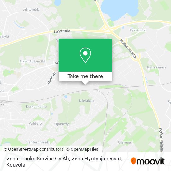 Veho Trucks Service Oy Ab, Veho Hyötyajoneuvot map