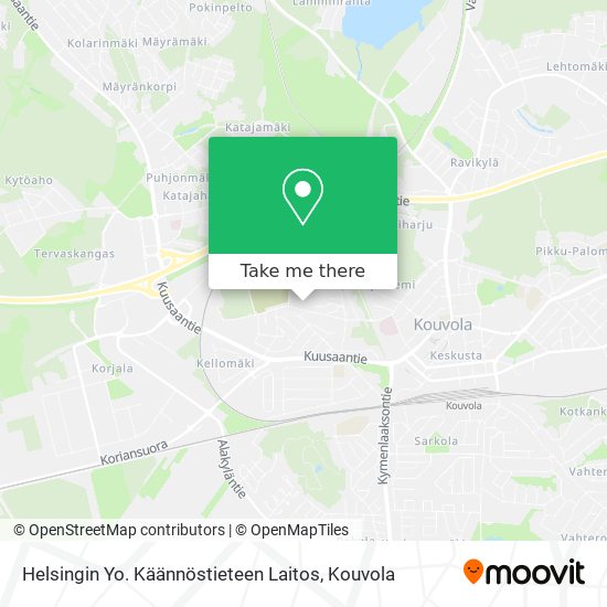 Helsingin Yo. Käännöstieteen Laitos map