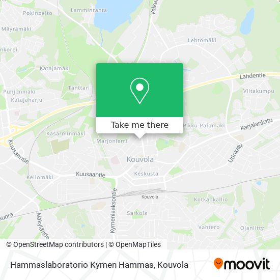 Hammaslaboratorio Kymen Hammas map