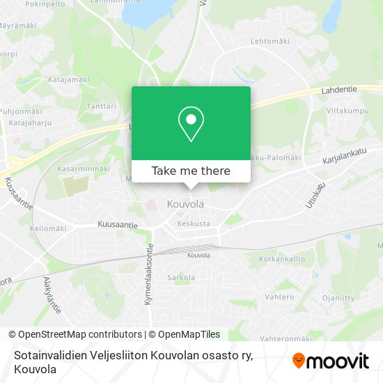 Sotainvalidien Veljesliiton Kouvolan osasto ry map