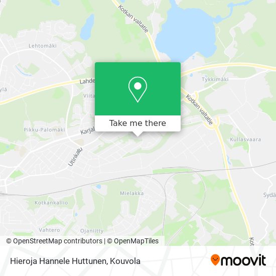 Hieroja Hannele Huttunen map