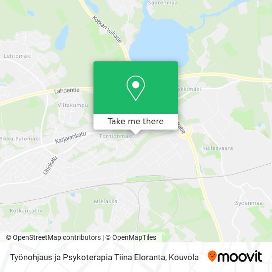 Työnohjaus ja Psykoterapia Tiina Eloranta map