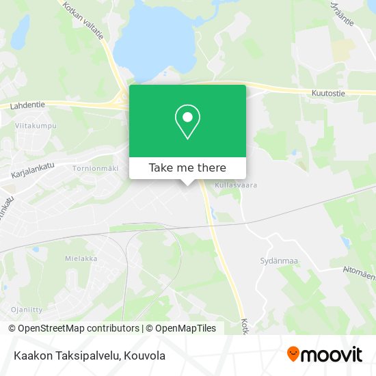Kaakon Taksipalvelu map