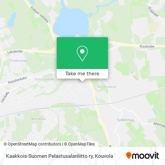 Kaakkois-Suomen Pelastusalanliitto ry map
