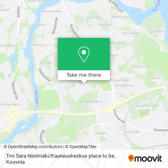 Tmi Sara Niinimäki / Kauneuskeskus place to be map
