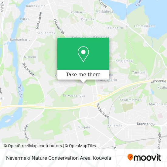 Niivermaki Nature Conservation Area map