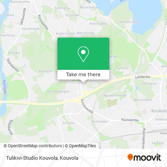 Tulikivi-Studio Kouvola map