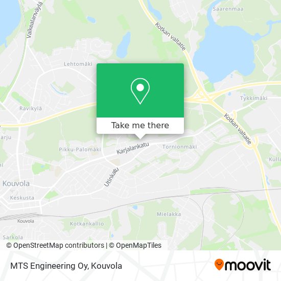 MTS Engineering Oy map