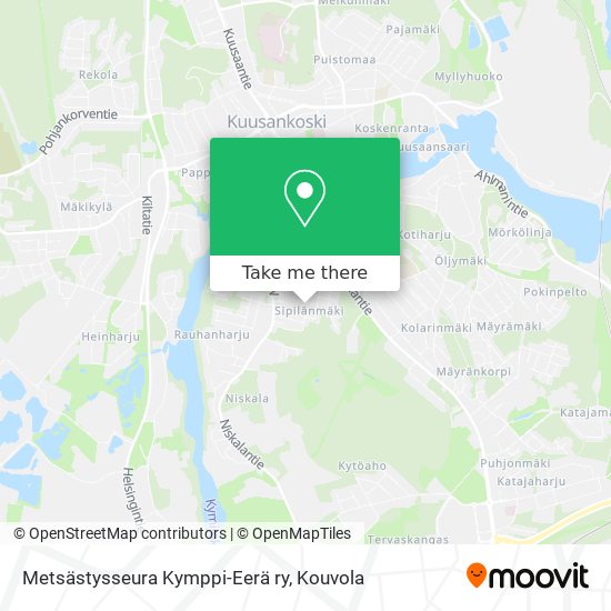 Metsästysseura Kymppi-Eerä ry map