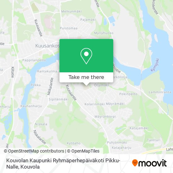 Kouvolan Kaupunki Ryhmäperhepäiväkoti Pikku-Nalle map