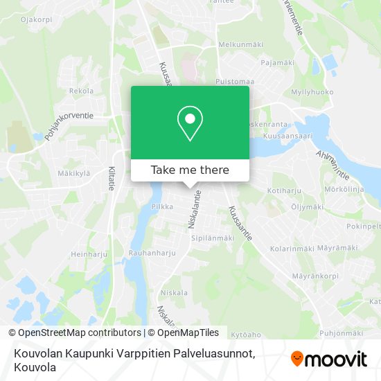 Kouvolan Kaupunki Varppitien Palveluasunnot map