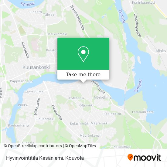 Hyvinvointitila Kesäniemi map