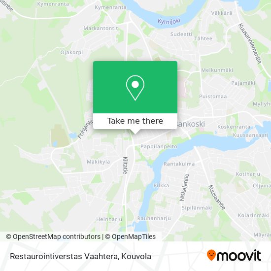 Restaurointiverstas Vaahtera map