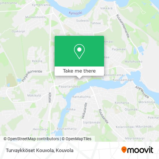 Turvaykköset Kouvola map