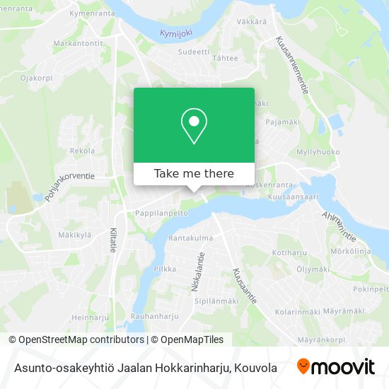 Asunto-osakeyhtiö Jaalan Hokkarinharju map