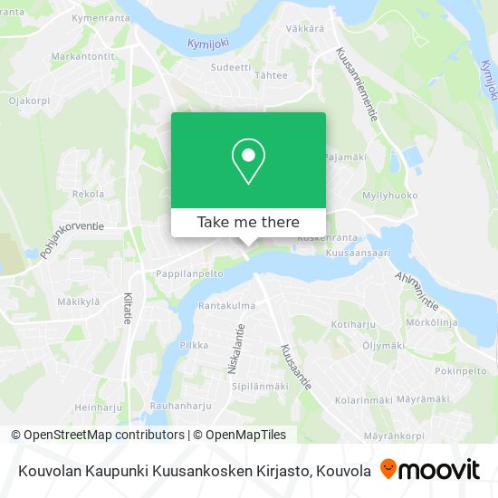 Kouvolan Kaupunki Kuusankosken Kirjasto map