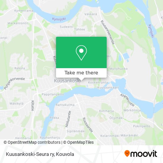 Kuusankoski-Seura ry map