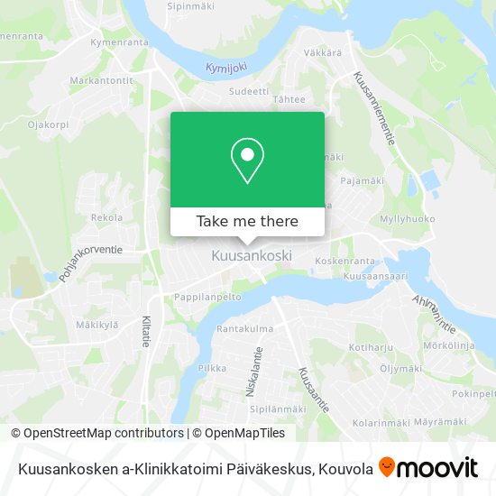 Kuusankosken a-Klinikkatoimi Päiväkeskus map