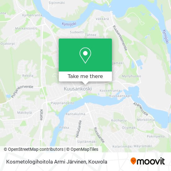 Kosmetologihoitola Armi Järvinen map