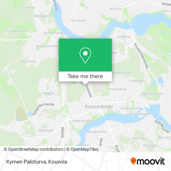 Kymen Paloturva map