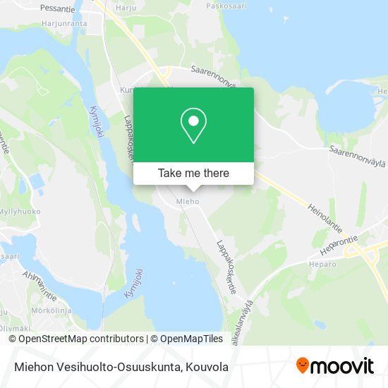 Miehon Vesihuolto-Osuuskunta map