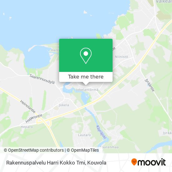 Rakennuspalvelu Harri Kokko Tmi map