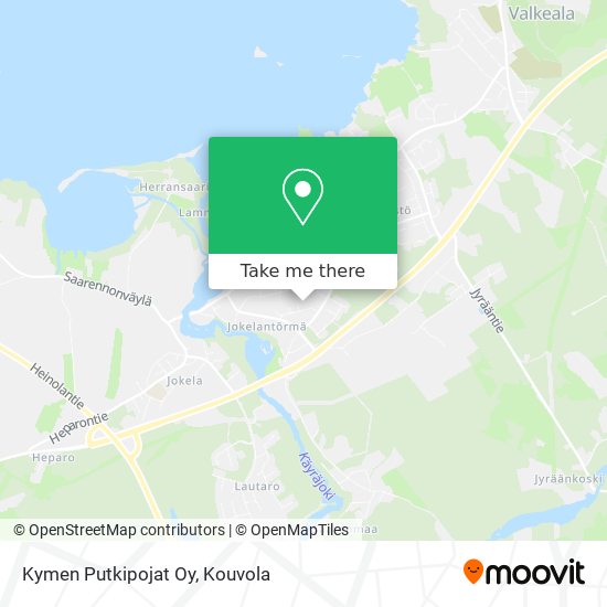 Kymen Putkipojat Oy map