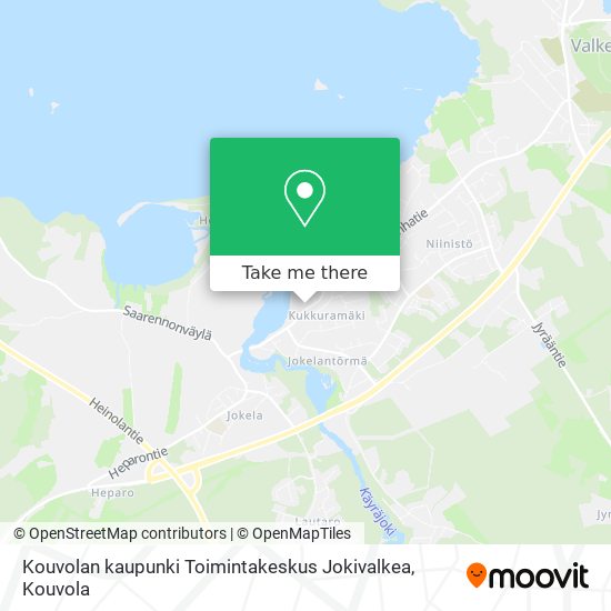 Kouvolan kaupunki Toimintakeskus Jokivalkea map