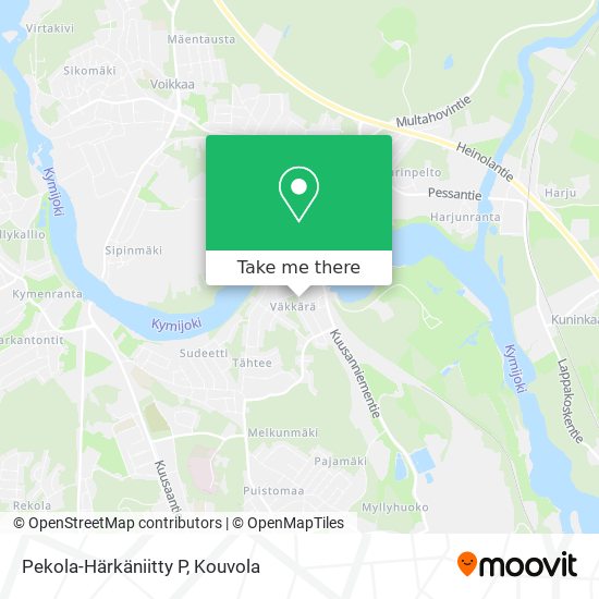 Pekola-Härkäniitty P map