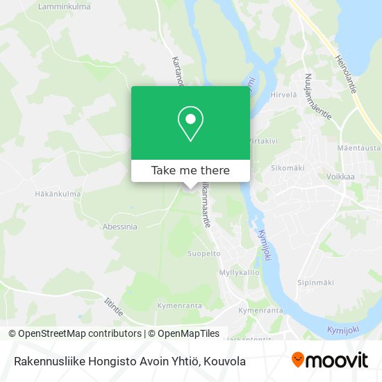 Rakennusliike Hongisto Avoin Yhtiö map