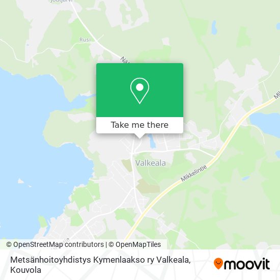 Metsänhoitoyhdistys Kymenlaakso ry Valkeala map