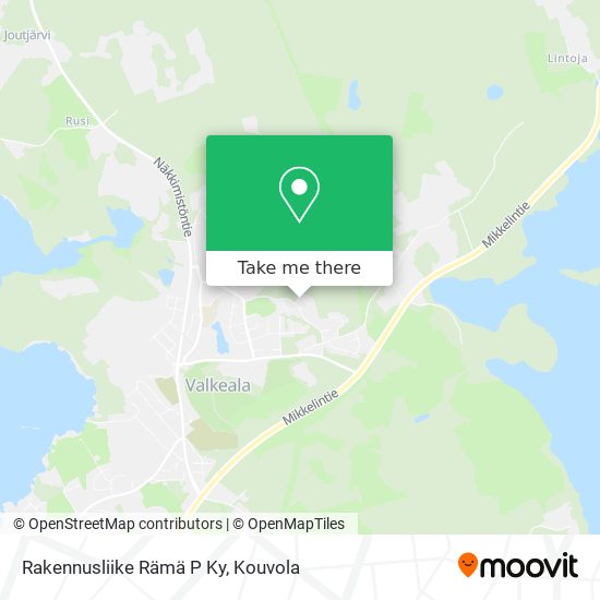 Rakennusliike Rämä P Ky map