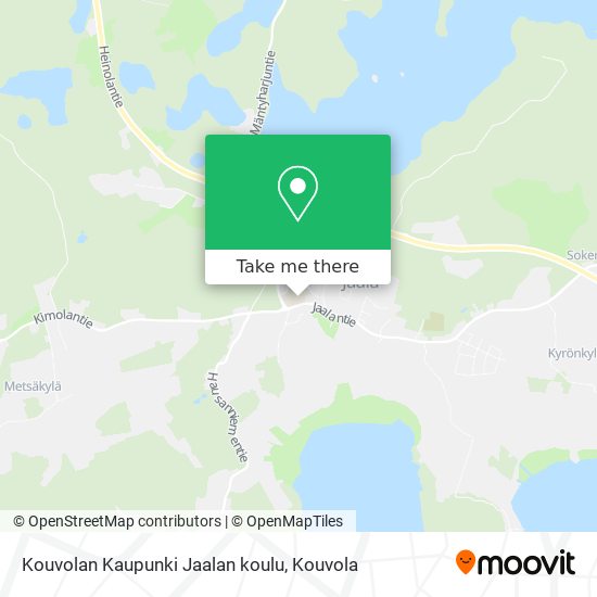 Kouvolan Kaupunki Jaalan koulu map